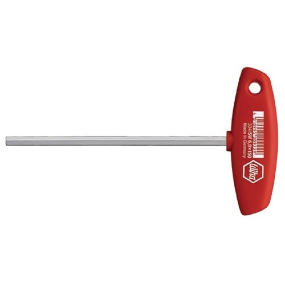 Produktabbildung: Schraubendreher 6KT SW 4x100mm Ges.-L.126mm Klinge glanzvernickelt m.Quergriff