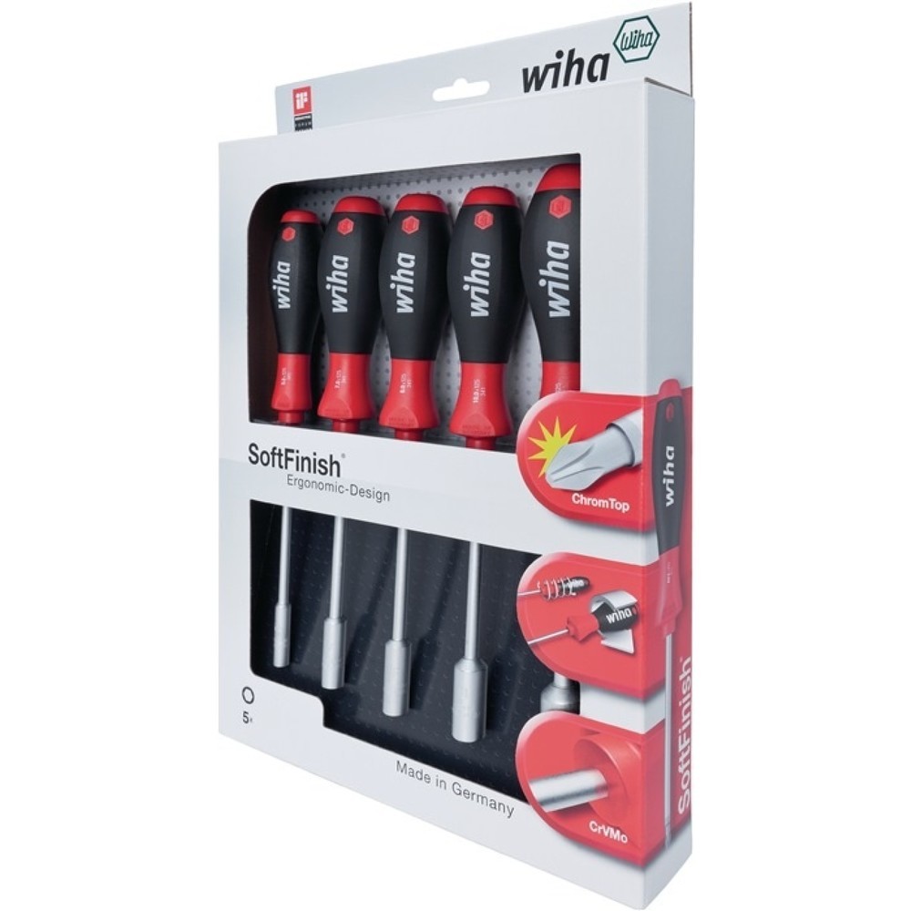 Produktabbildung: Sechskantsteckschlüsselsatz 341 K5 5-teilig 5,5 / 7 8 10 13 mm
