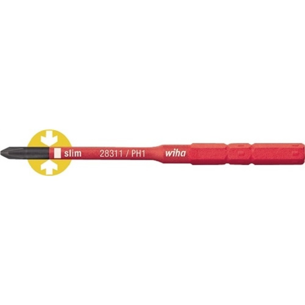 Produktabbildung: Bit VDE PH 2x75mm slimBit