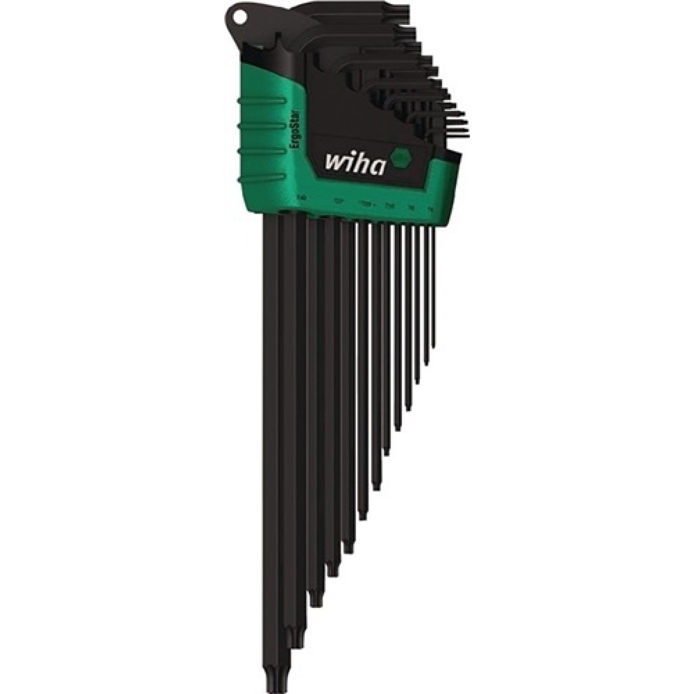 Produktabbildung: Winkelschraubendrehersatz 366R 13tlg.T5-T45 m.HF im Kunstoffhalter WIHA