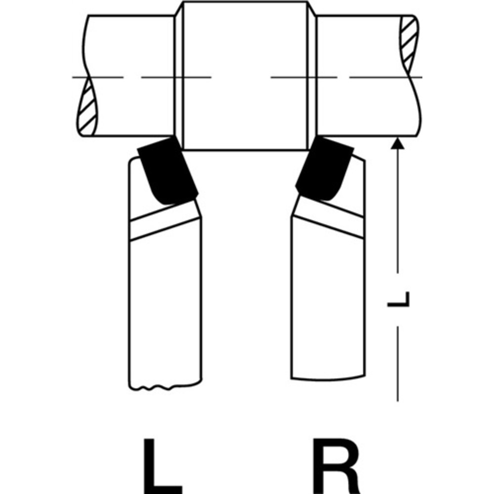 Produktabbildung Nr. 2: Drehmeißel DIN 4971ISO1 20x20mm HM P25/P30 re. ger. Wilke