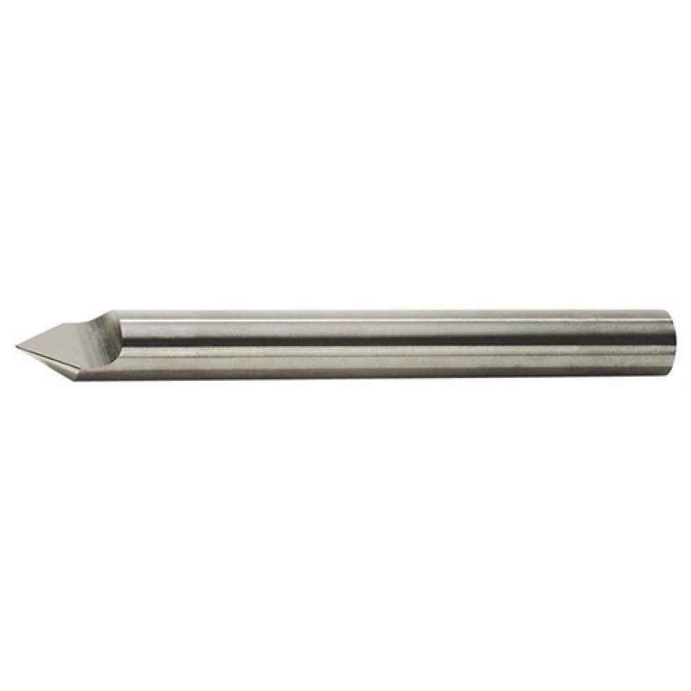 Produktabbildung: Gravierstichel Profil D D.3mm VHM Gesamt-L. 40mm Werner Wilke