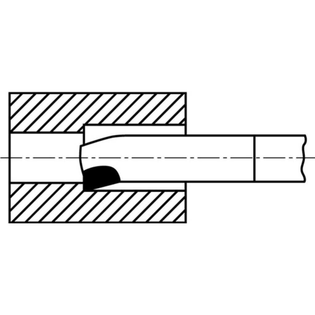 Produktabbildung Nr. 2: Innendrehmeißel DIN 4973ISO8 12x12mm HM P25/30 re. Wilke