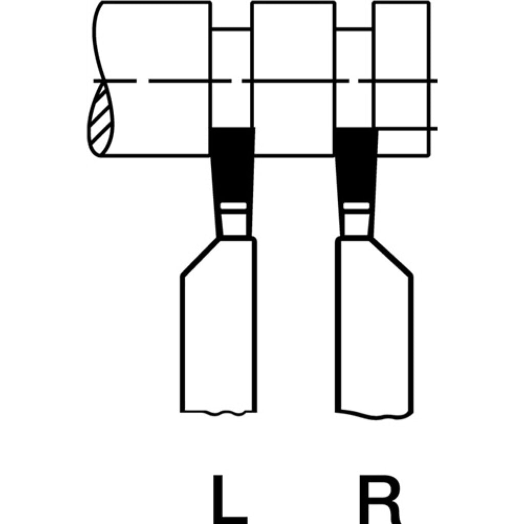 Produktabbildung Nr. 2: Stechdrehmeißel DIN 4981ISO7 25x16mm HM P25/P30 li. Wilke