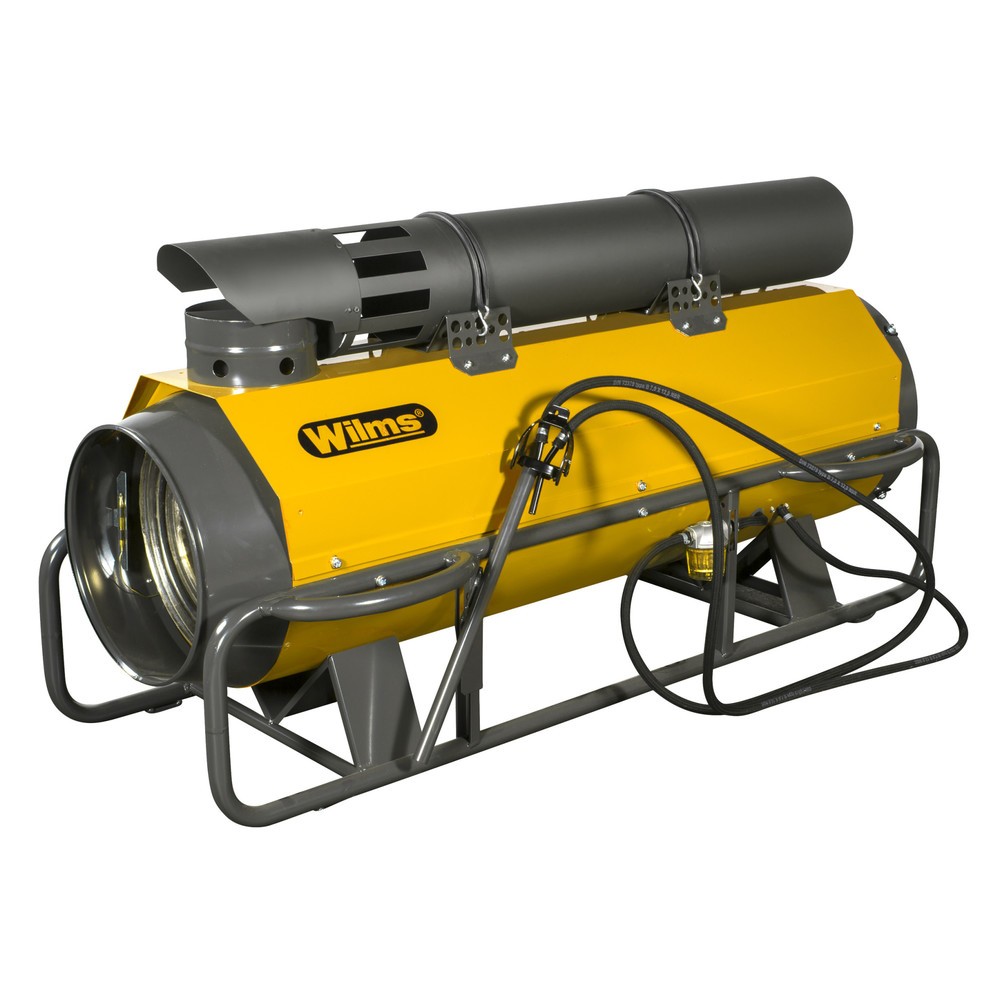 Produktabbildung: Wilms® Heißluftturbine BV 140 mit Abgasführung, 25 kW