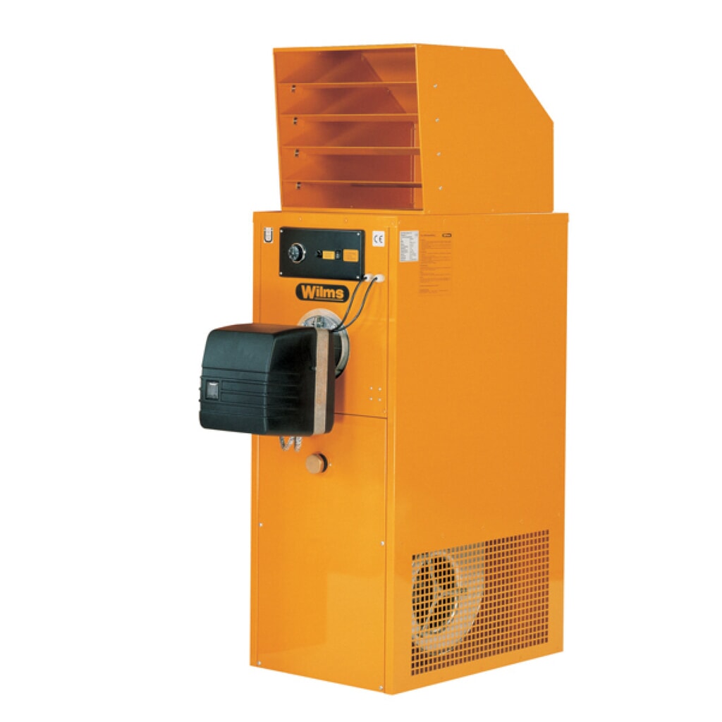Produktabbildung: Wilms® Lufterhitzer-Heizgerät WLE 40, Abgasführung, 35 kW