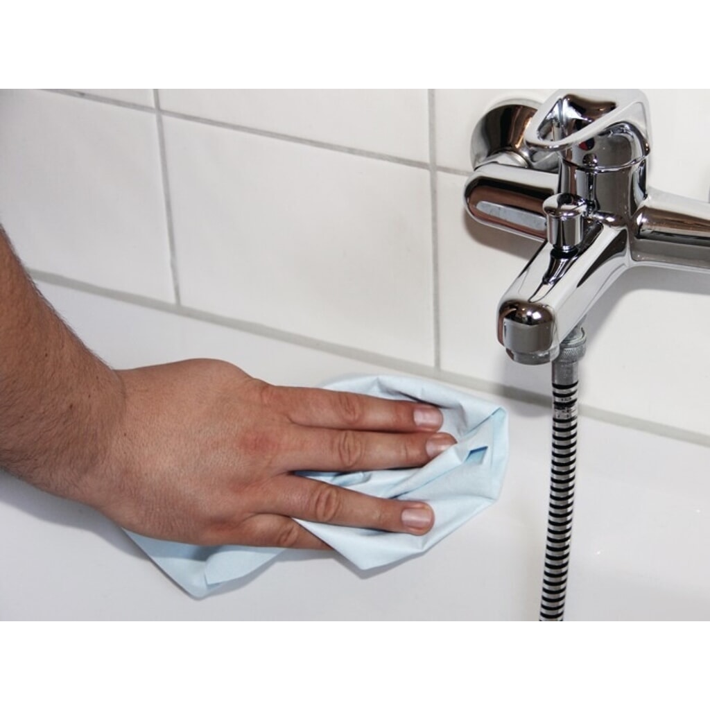 WIPEX Mikrofaser-Wischtuch, blau, L400xB380ca. mm Produktabbildung Nr. 2: WIPEX Mikrofaser-Wischtuch, blau, L400xB380ca. mm