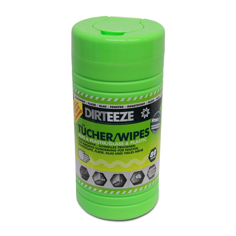 Produktabbildung Nr. 1: Wischtücher für Glas, Kunststoff + Keramik, imprägniert, HxB 250 x 200 mm, weiß