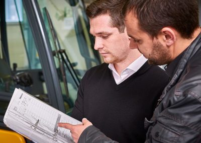 Jährliche Unterweisung zum Fahren von Gabelstaplern