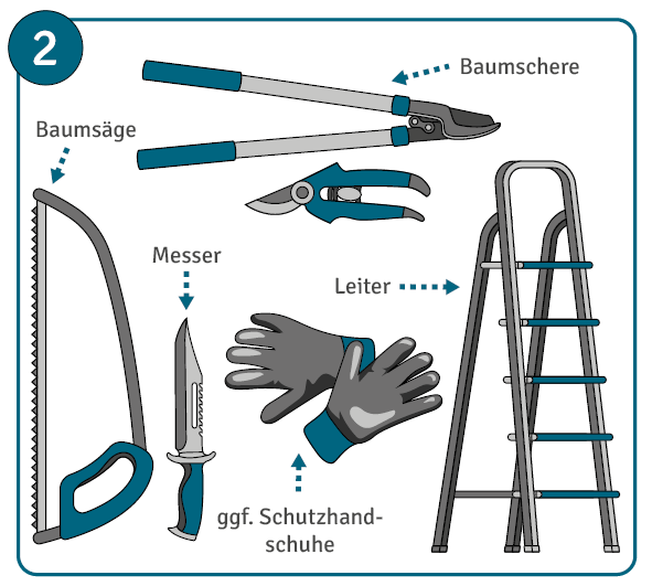 Bäume schneiden Werkzeug