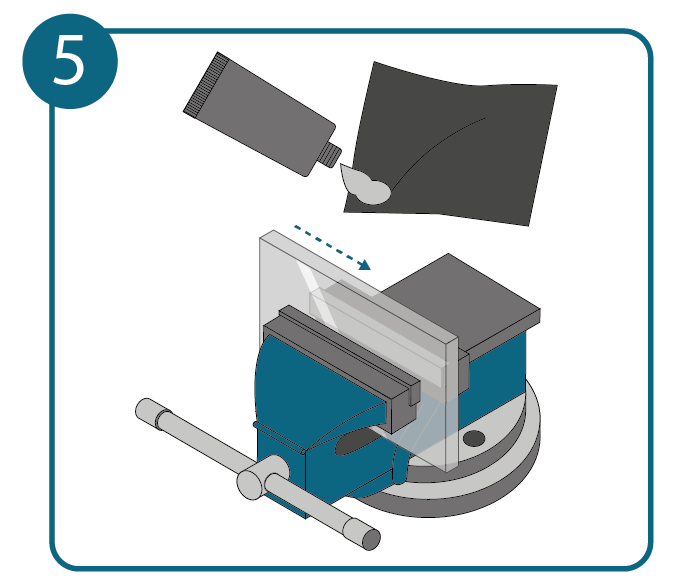 Acrylglas polieren Schritt 5: Acrylglas polieren