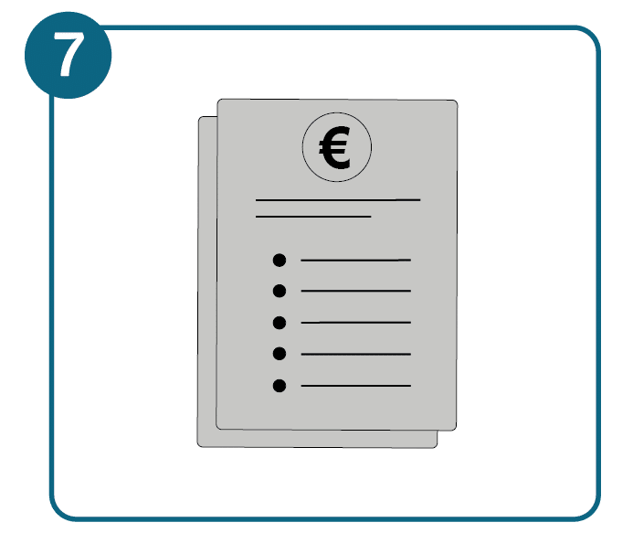 Gestion des commandes, étape 7 : facturation et contrôle de la réception des paiements