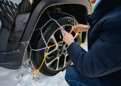 Schneeketten anlegen: Vorschriften, Vorteile und Anleitung