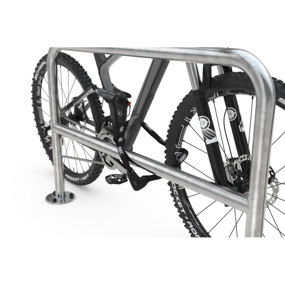 Produktabbildung Nr. 7: wsm® Anlehnbügel mit Knierohr, zum Aufdübeln, Länge 1.500 mm