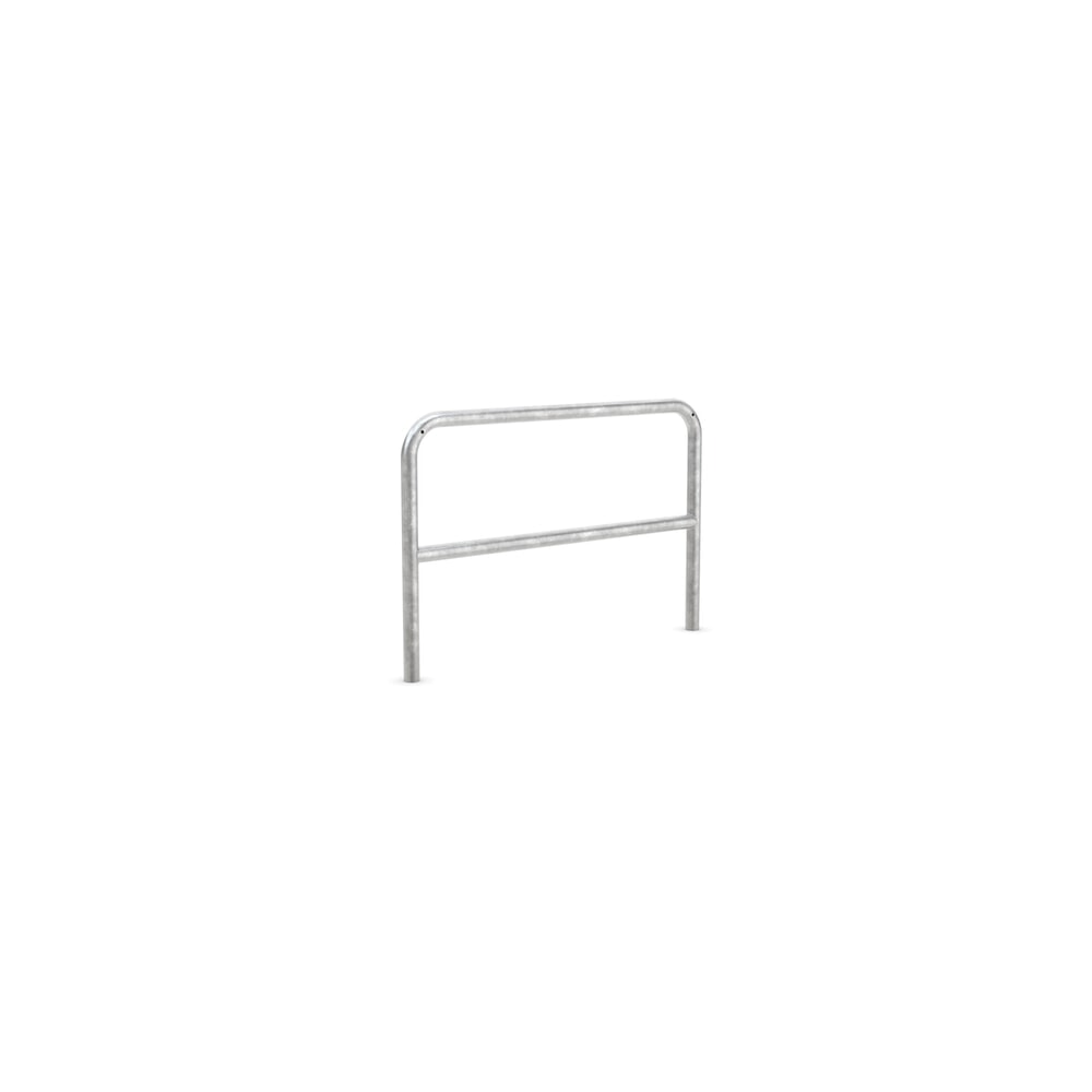 Produktabbildung: wsm® Anlehnbügel mit Knierohr, zum Einbetonieren, Länge 1.200 mm