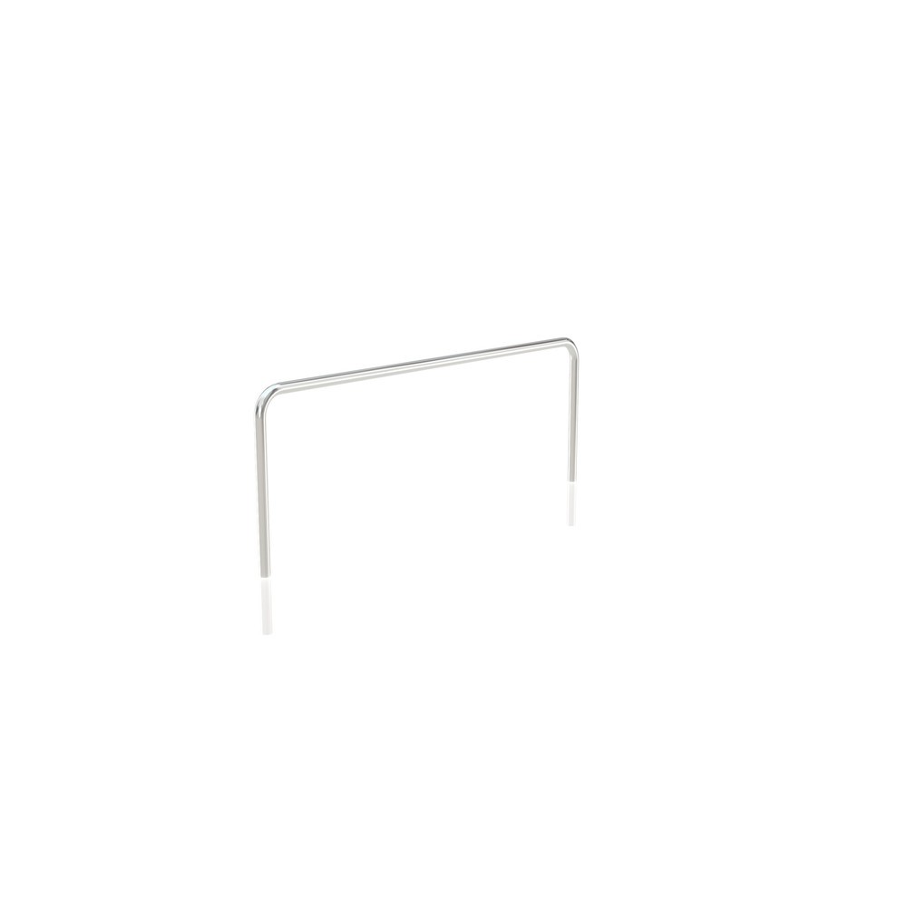 Produktabbildung: wsm® Anlehnbügel, Standard, zum Aufdübeln, 2 Stellplätze, Edelstahl