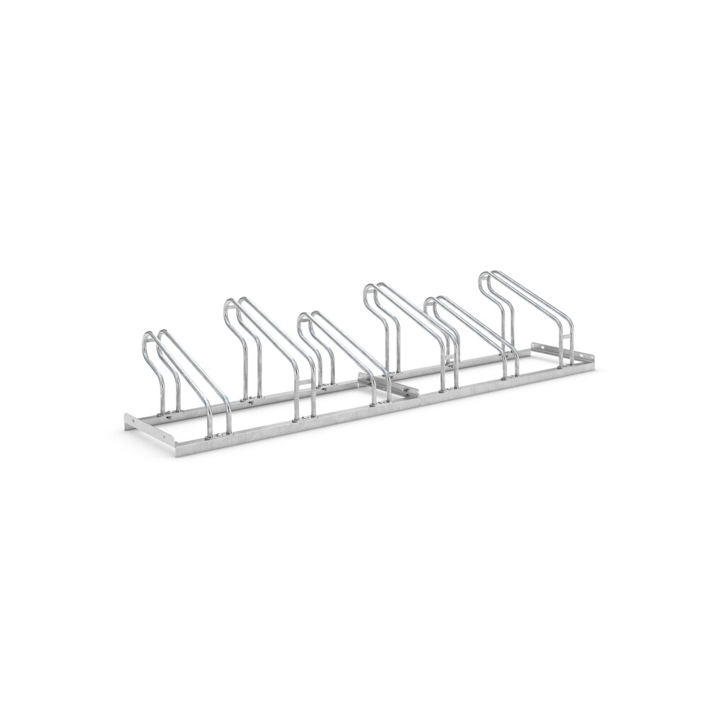 Produktabbildung: wsm® Bügelparker, 1-seitig, 6 Stellplätze, verzinkt