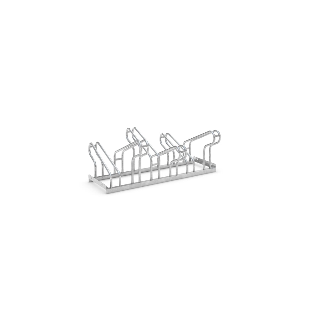 Produktabbildung Nr. 1: wsm® Bügelparker, 2-seitig, 6 Stellplätze, verzinkt