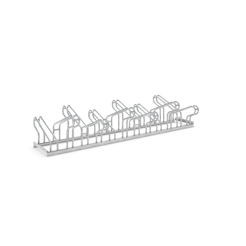 Produktabbildung: wsm® Bügelparker, 2-seitig, 12 Stellplätze, verzinkt