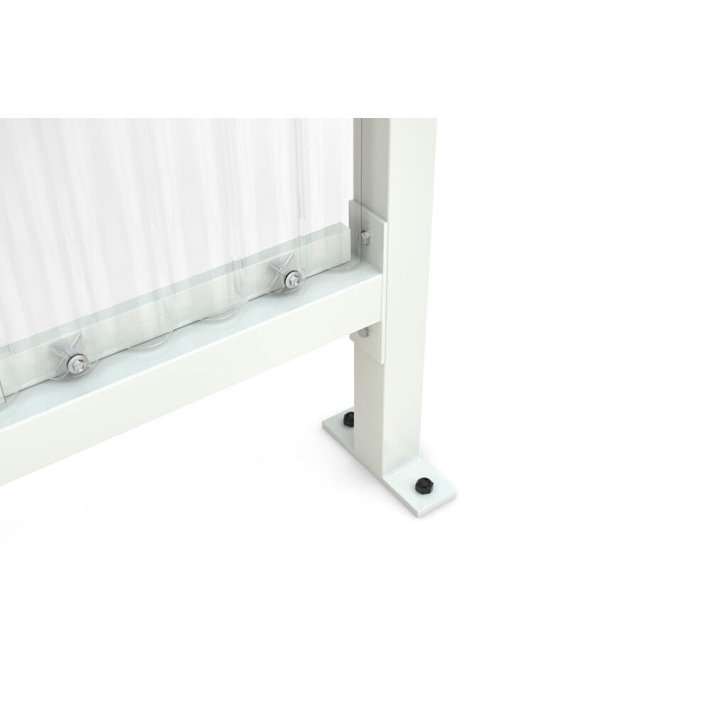 Produktabbildung Nr. 2: wsm® Raucherunterstand, für 5 Personen, grauweiß