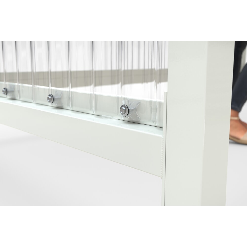 Produktabbildung Nr. 3: wsm® Raucherunterstand, für 5 Personen, grauweiß