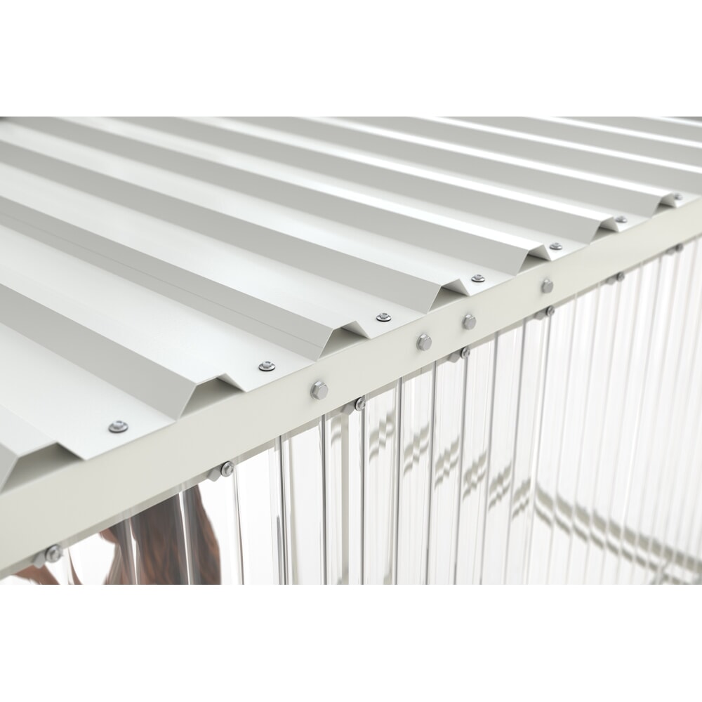 Produktabbildung Nr. 4: wsm® Raucherunterstand, für 5 Personen, grauweiß
