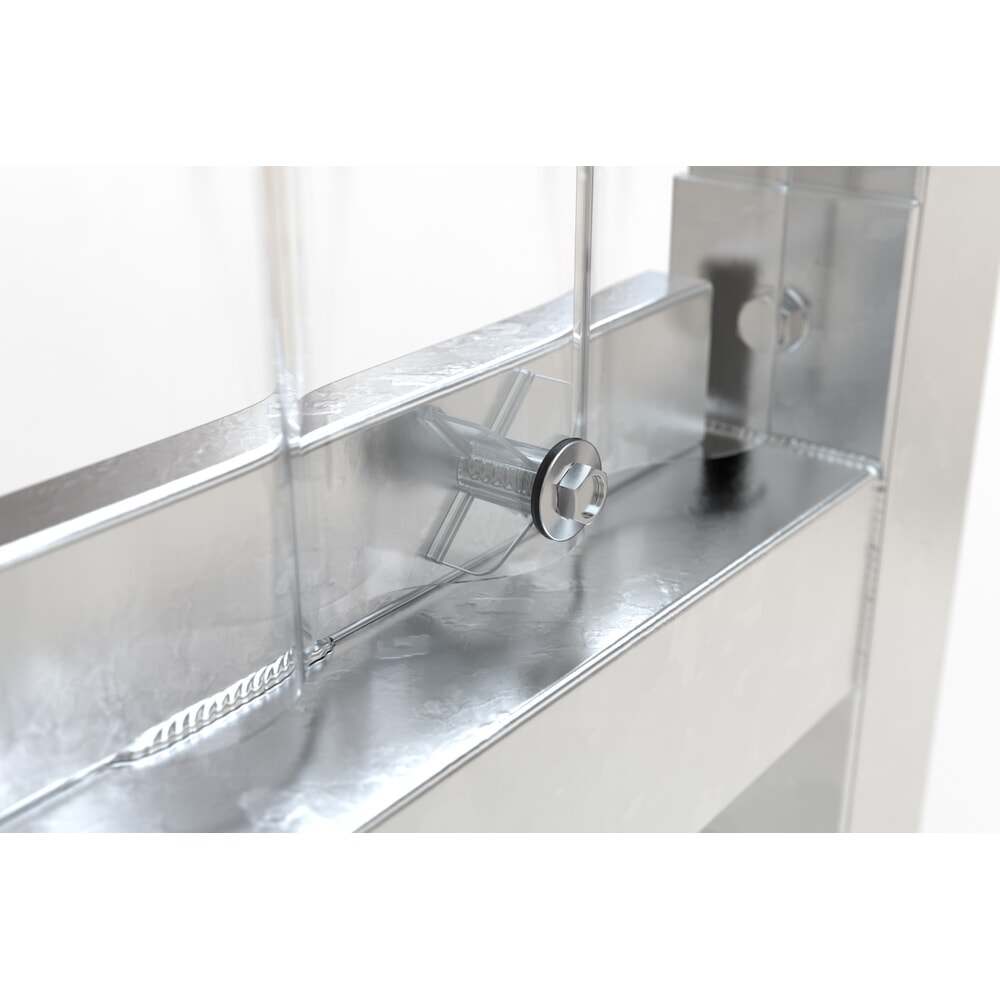 Produktabbildung Nr. 3: wsm® Raucherunterstand, für 2-3 Personen, verzinkt