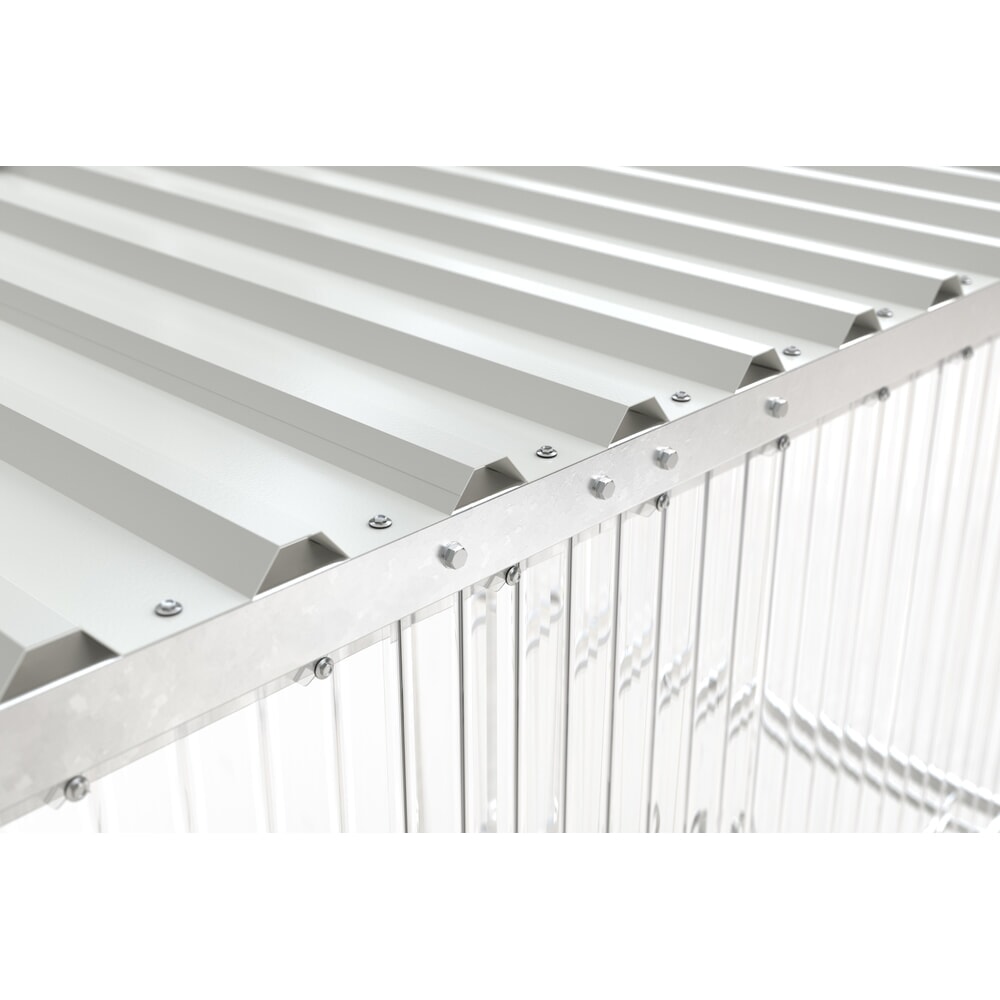 Produktabbildung Nr. 5: wsm® Raucherunterstand, für 2-3 Personen, verzinkt