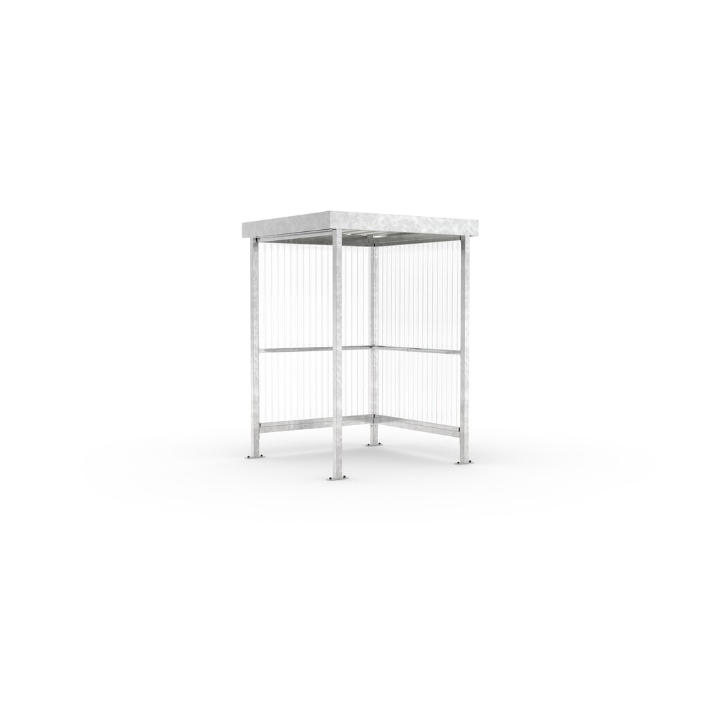wsm® Raucherunterstand, für 2-3 Personen, verzinkt Produktabbildung: wsm® Raucherunterstand, für 2-3 Personen, verzinkt