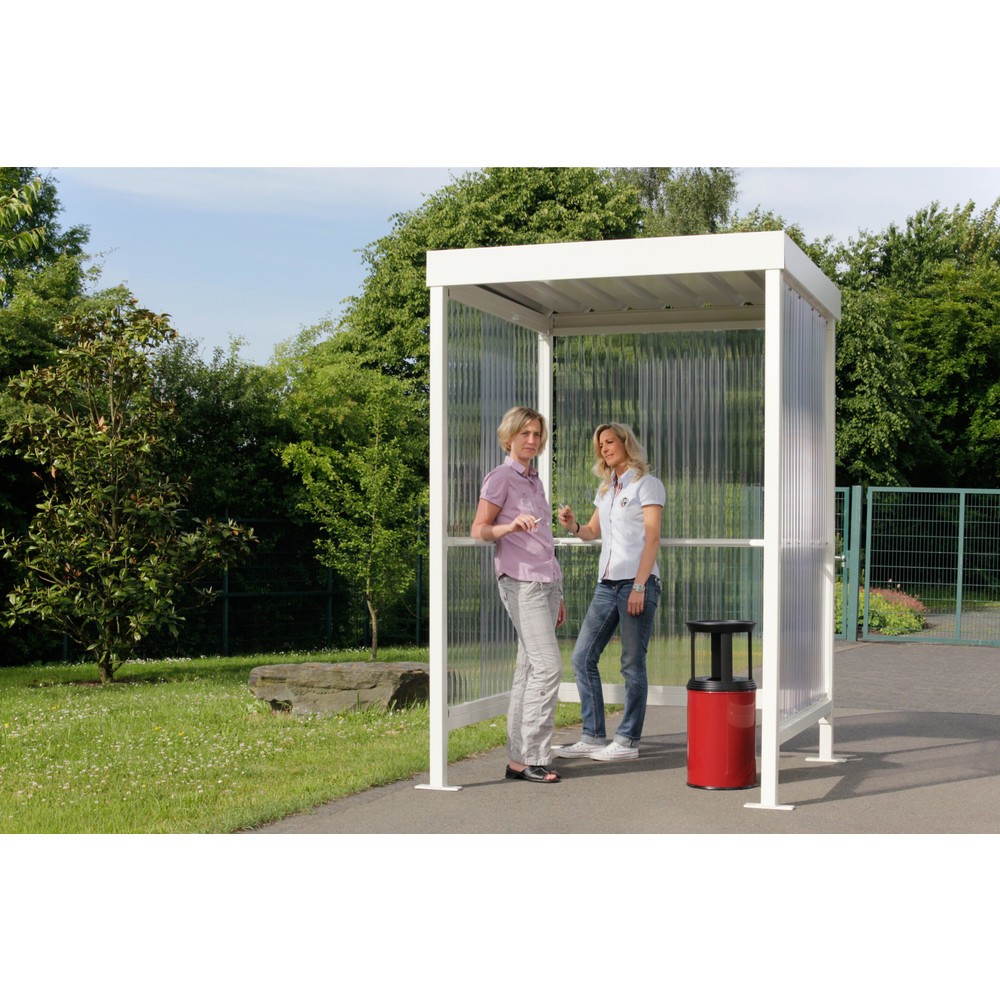 Produktabbildung Nr. 2: Rechte Seitenwand für wsm® Raucherunterstand, Ständer verzinkt