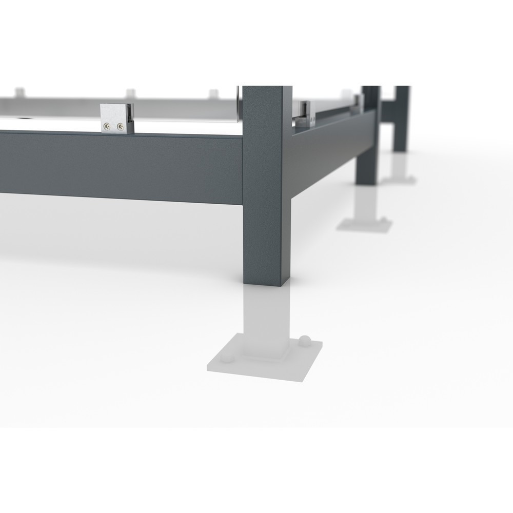 Produktabbildung Nr. 5: wsm® Raucherunterstand Köln, U-Form, inkl. Bank und Standascher, mit Überpflasterung
