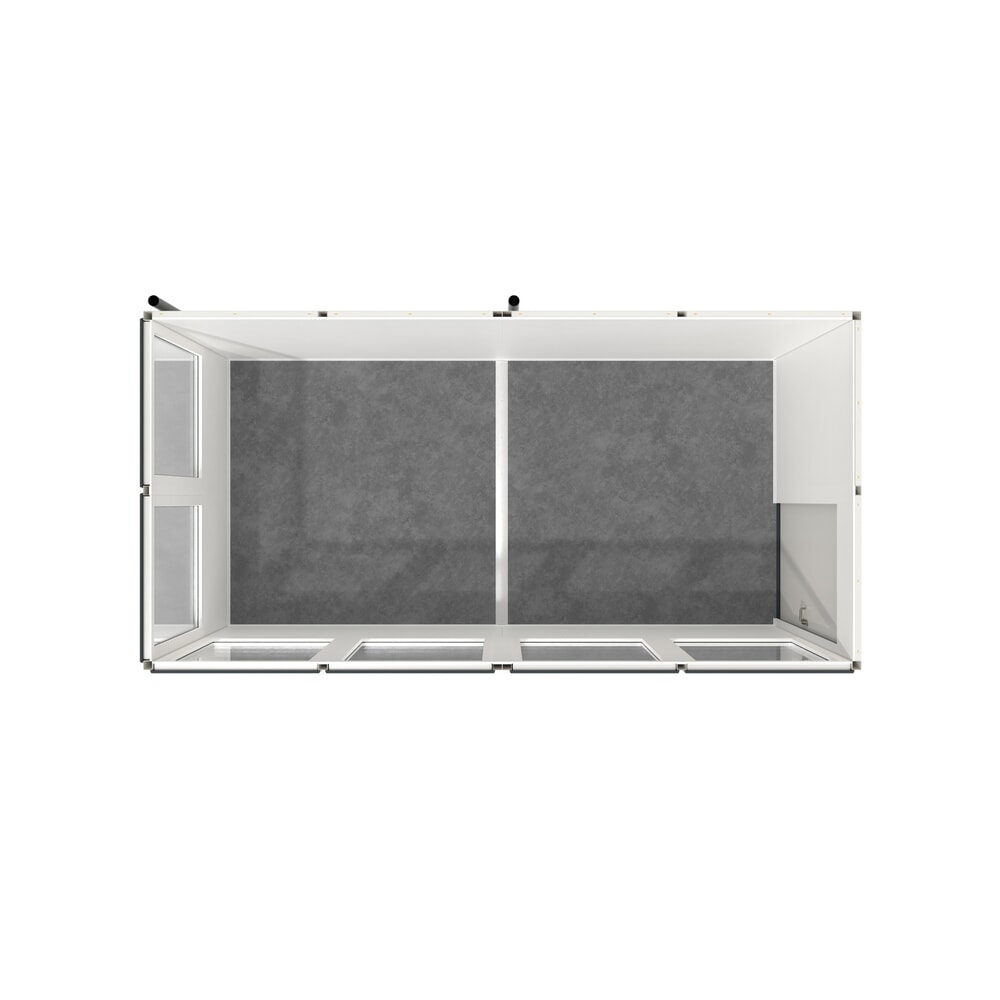 Produktabbildung Nr. 2: wsm® Raumsystem MULTIROOM für den Außenbereich, Grundfläche 10,67 m², montiert in zwei Einheiten