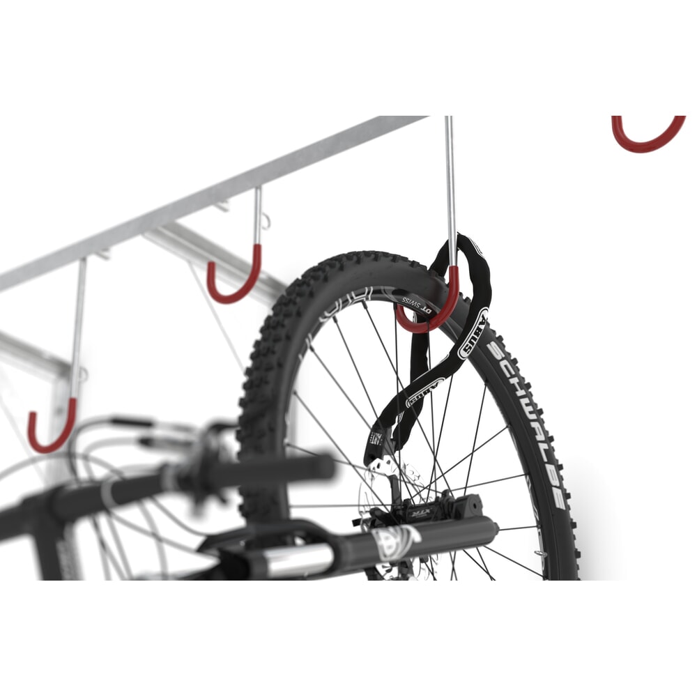 Produktabbildung Nr. 3: wsm® Reihen-Hängeparker, 8 Stellplätze, Deckenmontage