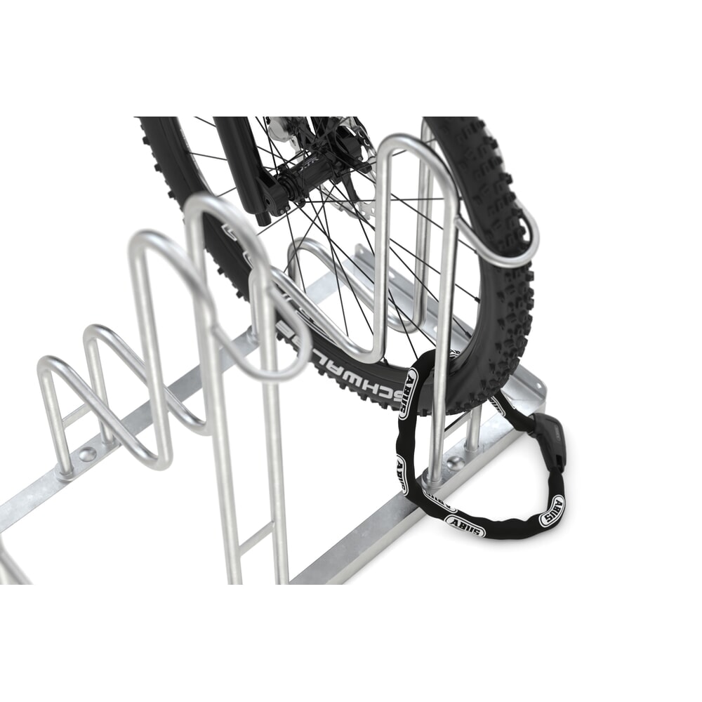 Produktabbildung Nr. 3: wsm® Standparker 4000 BR, 1-seitig, feuerverzinkt, Radabstand 390 mm, 3 Stellplätze