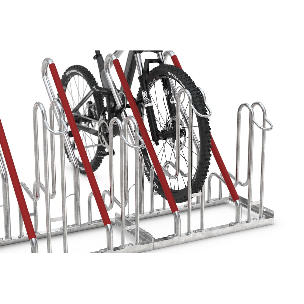 Produktabbildung Nr. 4: Standparker mit Anlehnbügel, 1-seitig, 2 Stellplätze