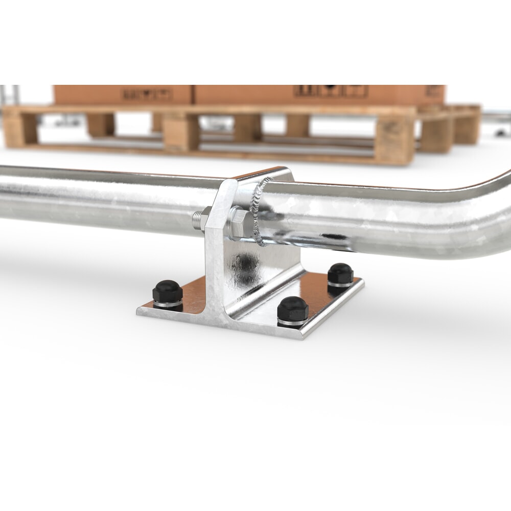 Produktabbildung Nr. 2: wsm® Überdachung, 2-seitig, GF, Breite 2.145 mm