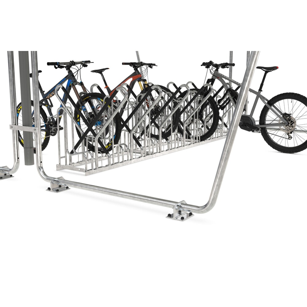 Produktabbildung Nr. 7: wsm® Überdachung, 2-seitig, GF, Breite 4.300 mm
