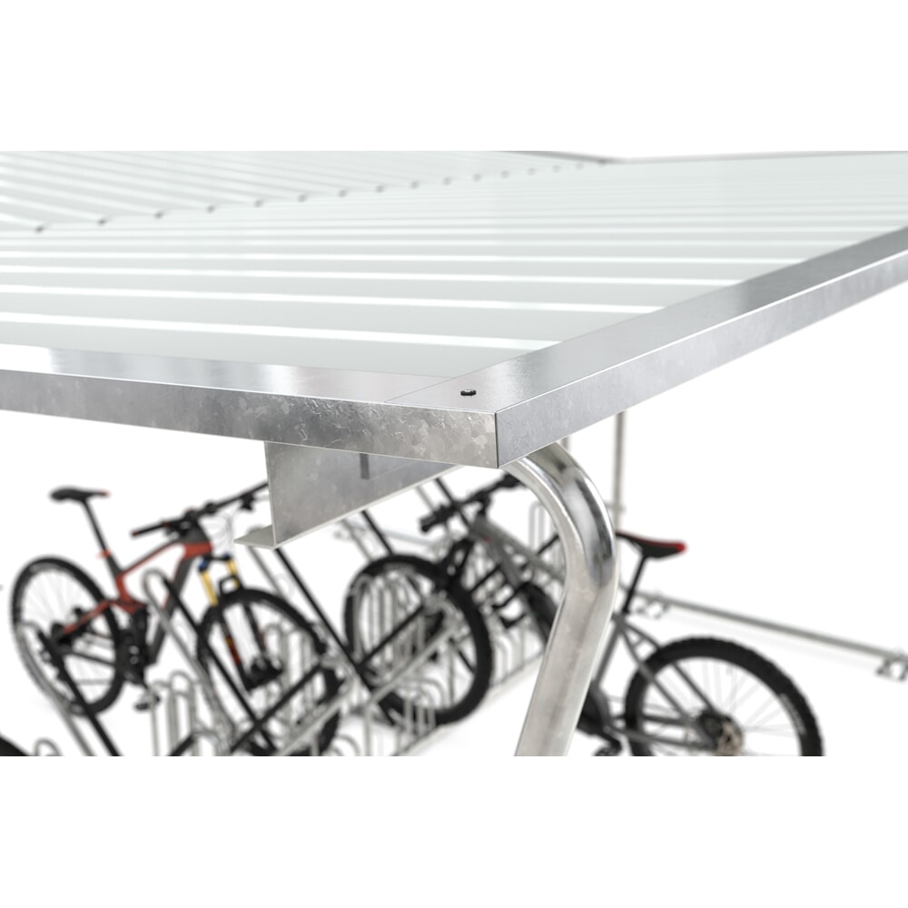 Produktabbildung Nr. 8: wsm® Überdachung, 2-seitig, GF, Breite 4.300 mm