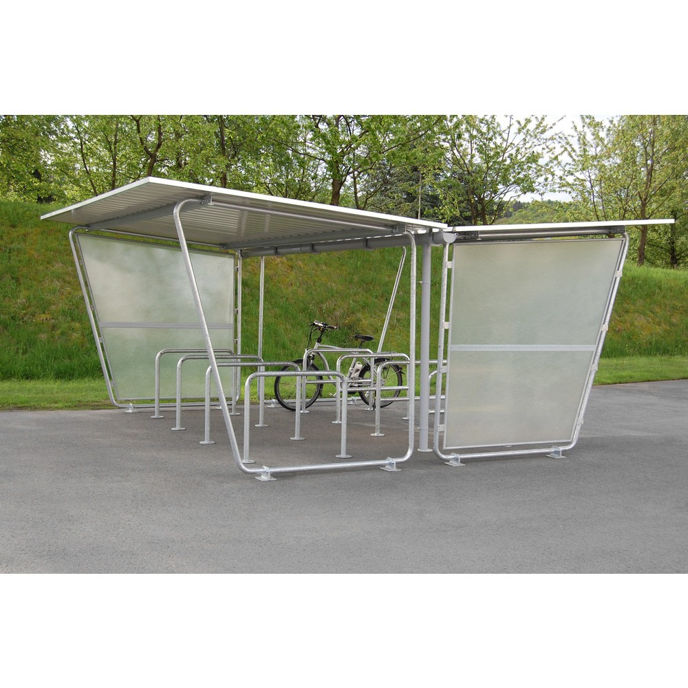 Produktabbildung Nr. 10: wsm® Überdachung, 2-seitig, GF, Breite 4.300 mm