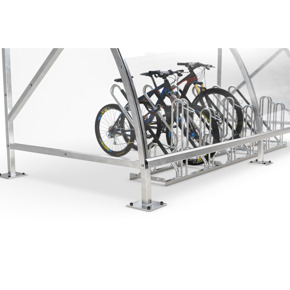 Produktabbildung Nr. 3: wsm® Überdachung BAMBERG im Rundbogen-Design, Breite 12.350 mm, verzinkt
