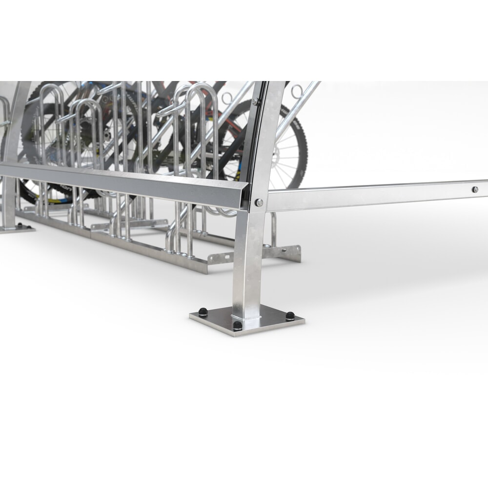 Produktabbildung Nr. 4: wsm® Überdachung BAMBERG im Rundbogen-Design, Breite 12.350 mm, verzinkt