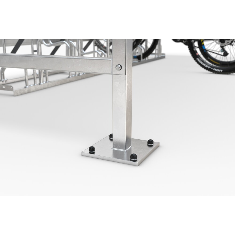 Produktabbildung Nr. 5: wsm® Überdachung BAMBERG im Rundbogen-Design, Breite 12.350 mm, verzinkt