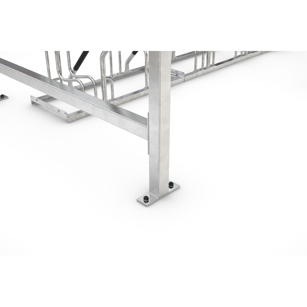 Produktabbildung Nr. 2: wsm® Überdachung, 1-seitig, GF, HxBxT 2.360 x 2.250 x 2.200 mm, verzinkt