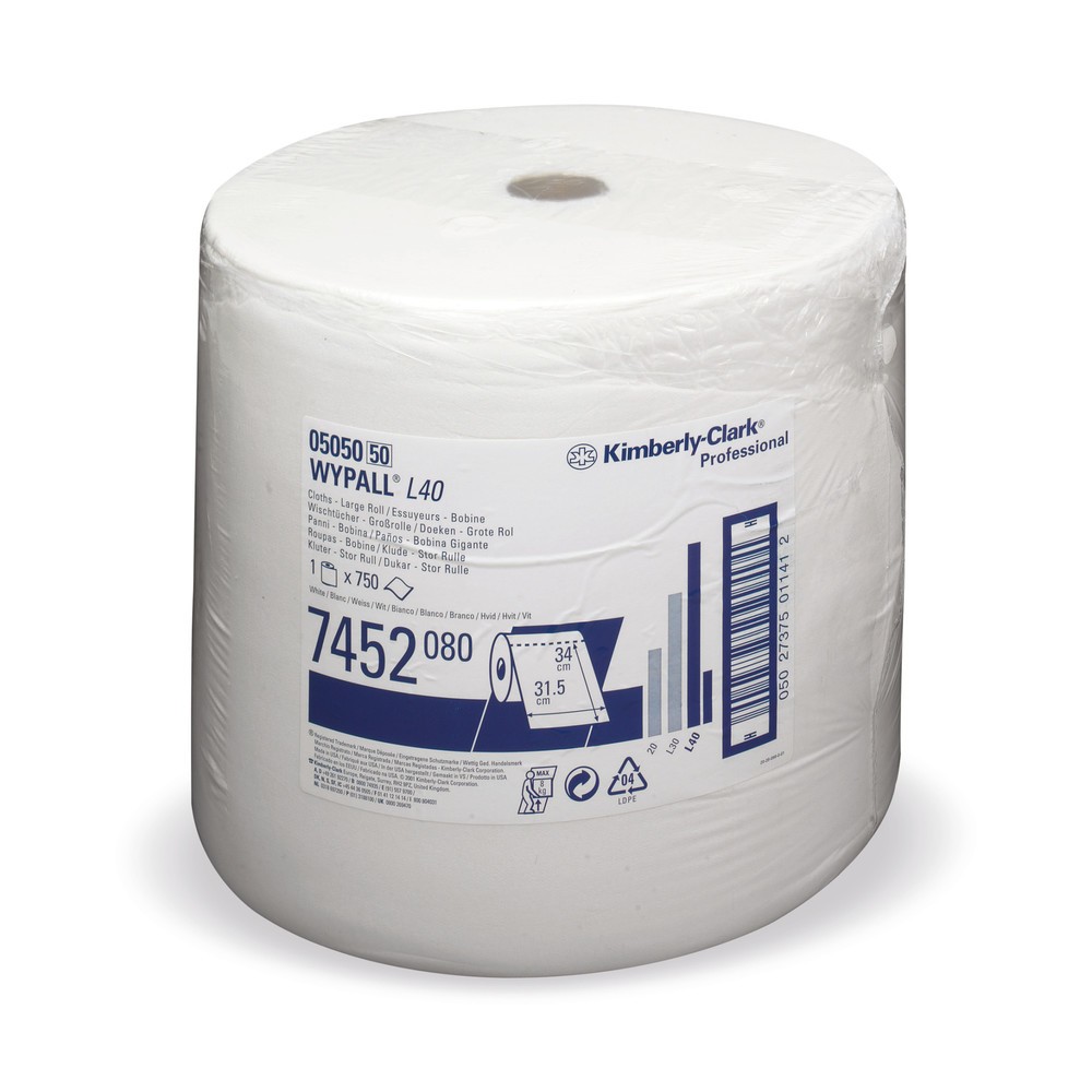 Produktabbildung: WypAll® Wischtücher L30 Ultra+, HxB 380 x 235 mm, 750 Tücher