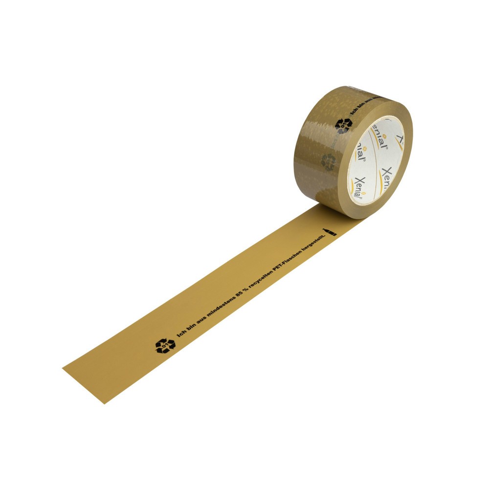 Produktabbildung Nr. 1: Xenial® PET-Recycling-Klebeband, 37 µ, BxL 50 mm x 100 lfm, braun, 36 Stk/VE