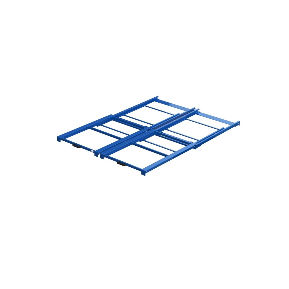 Produktabbildung: XL-Palettenauszug, Tragkraft 400 kg, 100 % Auszugstiefe, BxT 1.700 x 1.200 mm