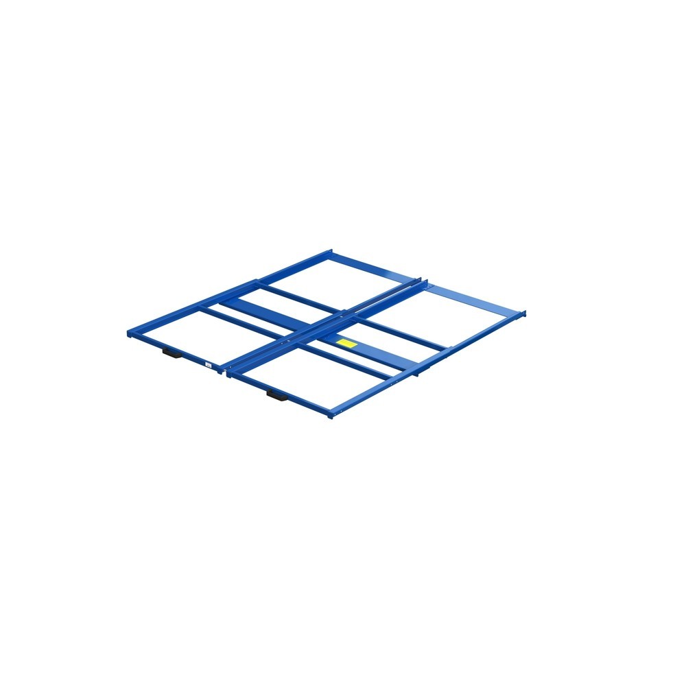 Produktabbildung: XL-Palettenauszug, Tragkraft 400 kg, 70 % Auszugstiefe, BxT 1.700 x 1.200 mm