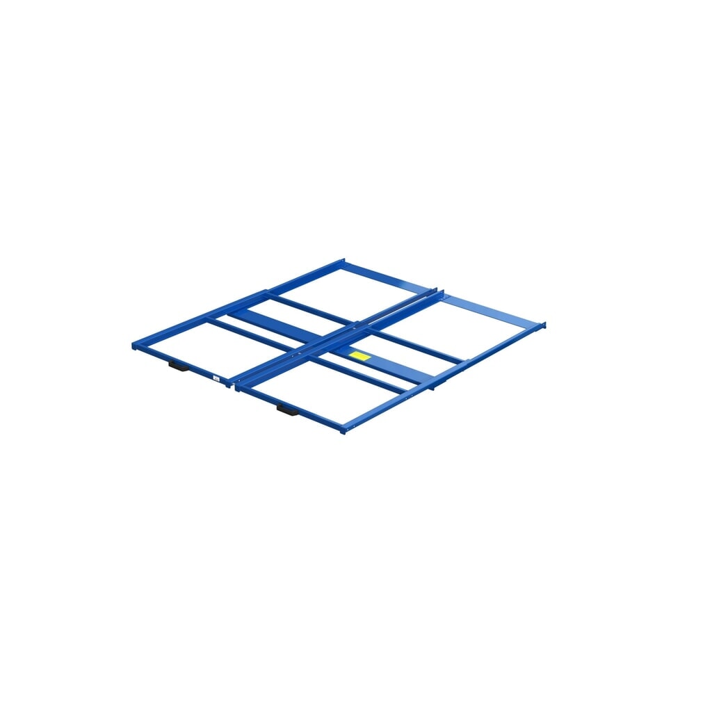 Produktabbildung: XL-Palettenauszug, Tragkraft 400 kg, 70 % Auszugstiefe, BxT 1.700 x 1.200 mm