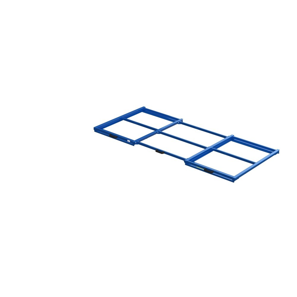 Produktabbildung: XL-Palettenauszug, Tragkraft 400 kg, 70 % Auszugstiefe, BxT 2.600 x 1.200 mm