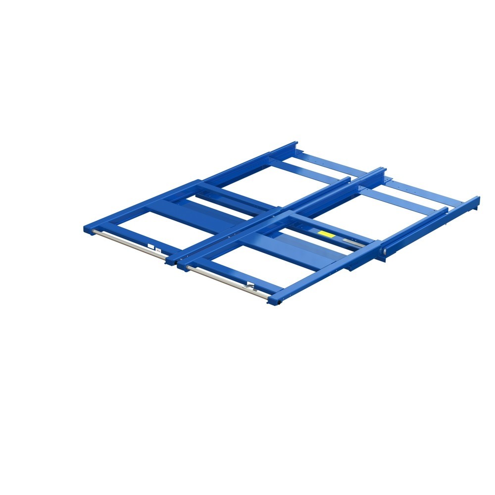 Produktabbildung: XL-Palettenauszug, Tragkraft 1.200 kg, 100 % Auszugstiefe, BxT 1.700 x 1.200 mm